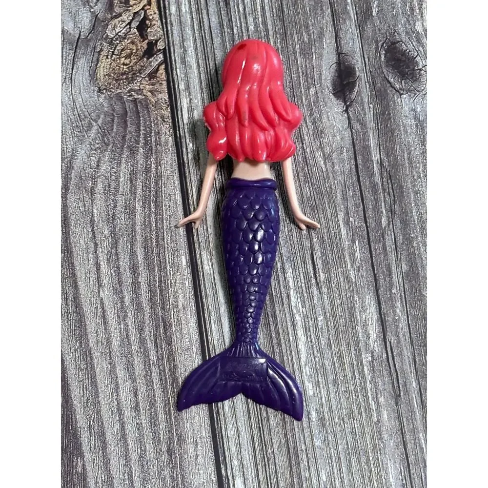 Banzai Mermaid W/ Pink Hair Purple Tail 5.5 Action Figure Plastic Toy